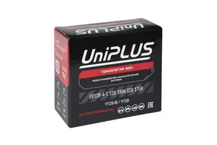 UniPlus AGM EB12B-4-1 10 A/h 175 A L+ YT12B 151x71x130 мм