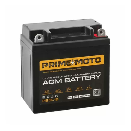 Prime PB5L-B 5 A/h 150 A R+ 12N5-3B 120x60x130 мм