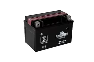 President YTX9-BS 9 A/h 140 А L+ 150x87x107 мм