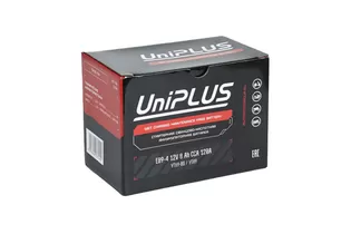 UniPlus AGM EB9-4 8 A/h 120 А L+ YTX9 150x87x107 мм