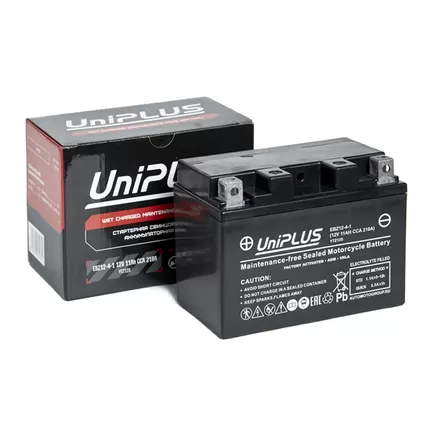 UniPlus AGM EBZ12-4-1 11 A/h 210 A L+ YTZ12S 151x86x112 мм