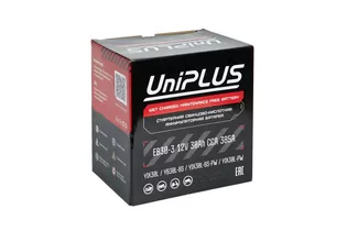 UniPlus AGM EB30-3 30 A/h 385 A R+ YIX30L 166x128x173 мм