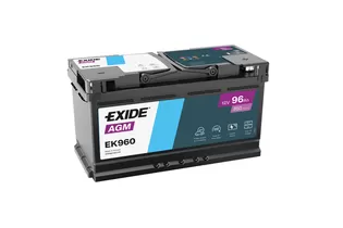 Exide Start-Stop AGM EK960 96 A/h 850 А R+ 353x175x190 мм