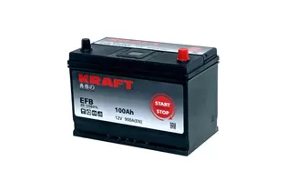 Kraft EFB Asia 100 JR 100 A/h 900 A R+ 310x175x220 мм