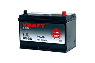 Kraft EFB Asia 100 JR 100 A/h 900 A R+ 310x175x220 мм