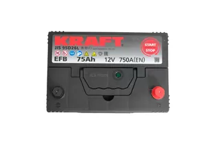 Kraft EFB Asia 75 JR 75 A/h 750 A R+ 260x175x220 мм