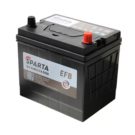 SPARTA Asia EFB-D23L (Q-85) 65 A/h 610 A R+ 230x175x220 мм