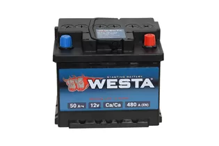 Westa Premium 50 R 50 A/h 480 A R+ 207x175x175 мм (Низкая)