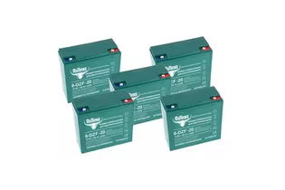 Комплект гелевых аккумуляторов RuTrike 6-DZF-20 (60B20A·ч)