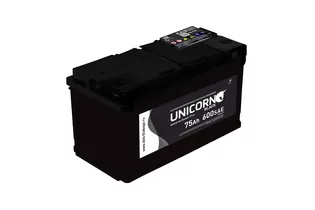 Unicorn Black 75 A/h 600 A R+ 278x175x190 мм
