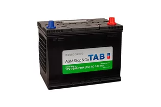 Tab EcoDry StopGo AGM 75 A/h 750 А R+ 260x175x220 мм