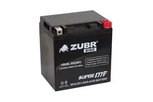 Zubr Bike YB30L-BS 30 A/h 400 A R+ 166x126x175 мм