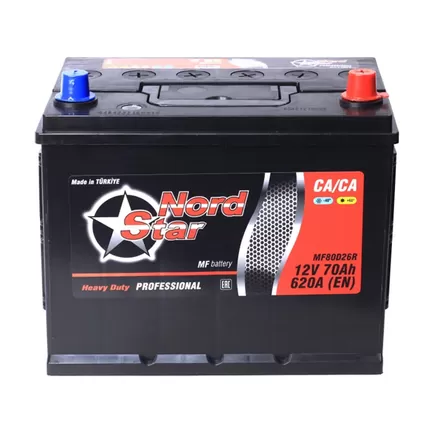 Nord Star Asia 70 A/h 620 A R+ 260x175x220 mm