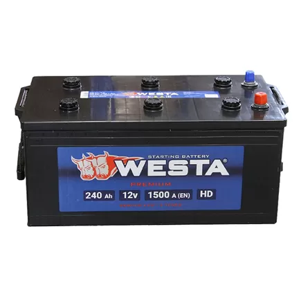 Westa 6СТ-240 LR Euro 240 A/h 1500 A L+ 518x276x242 мм