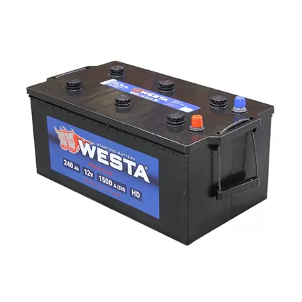 Westa 6СТ-240 LR Euro 240 A/h 1500 A L+ 518x276x242 мм