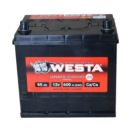 Westa Asia 6СТ-65 VLR Euro 65 A/h 600 A R+ 230x175x220 mm