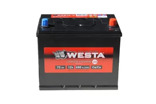 Westa Asia 6СТ-75 VLR Euro 75 A/h 680 A R+ 260x175x220 mm