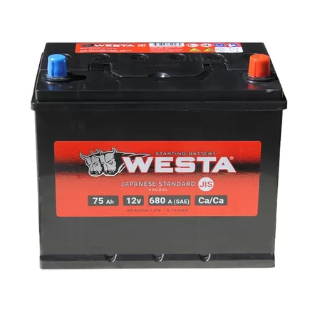 Westa Asia 6СТ-75 VLR Euro 75 A/h 680 A R+ 260x175x220 mm