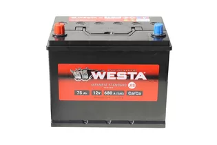 Westa Asia 6СТ-75 VL 75 A/h 680 A L+ 260x175x220 mm