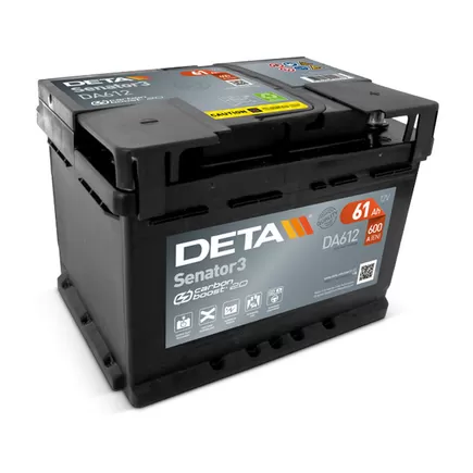 Deta Senator3 DA612 61 A/h 600 A R+ 242x175x175 мм