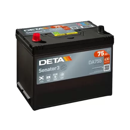 Deta Senator3 DA755 75 A/h 630 A L+ 267x172x220 мм