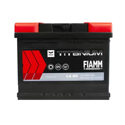 Fiamm Titanium Black 60 A/h 510 А R+ 242x175x190 мм