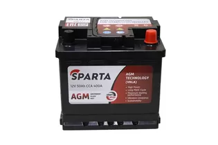 Sparta AGM-L1 50 A/h 400 A R+ 207x175x190 мм