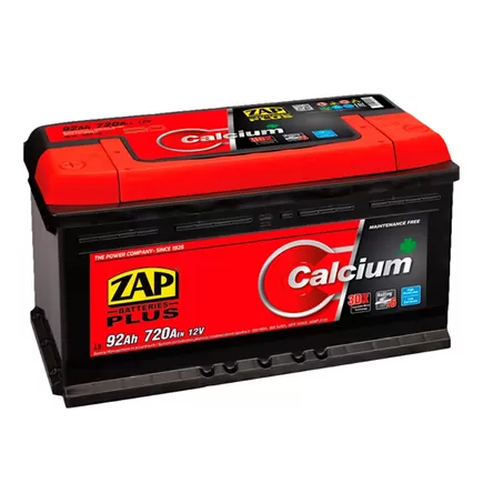 Zap Calcium Plus 92 A/h 720 A L+ 353х175х190 мм