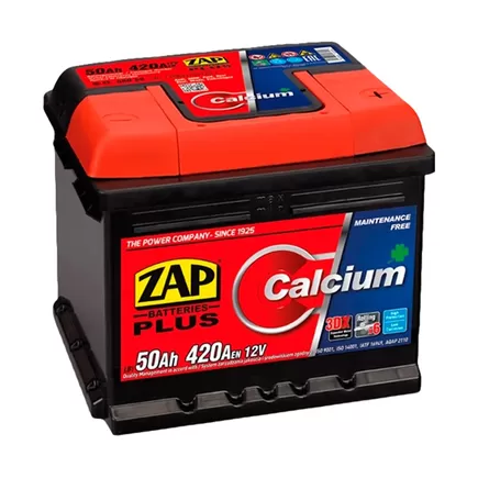 Zap Calcium Plus 50 A/h 420 A R+ 207х175х190 мм