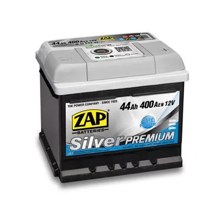 Zap Silver Premium 44 A/h 400 A R+ (544 45) 207x175x175 мм (Низкий)