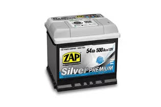 Zap Silver Premium 54 A/h 500 A R+ (554 35) 207x175x190 мм