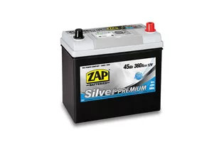Zap Silver Premium Asia 45 A/h 360 A R+ (545 70) 238x128x200 мм