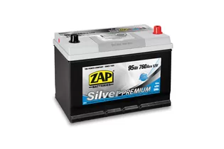 Zap Silver Premium Asia 95 A/h 760 A R+ (595 50) 310x175x200 мм