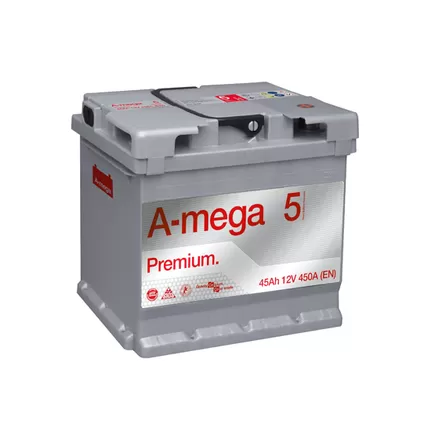 A-mega Premium 45 A/h 450 A R+ 207x174x190 мм