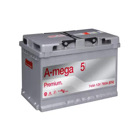 A-MEGA Premium 74 A/h 760 A L+ 278x175x190 мм
