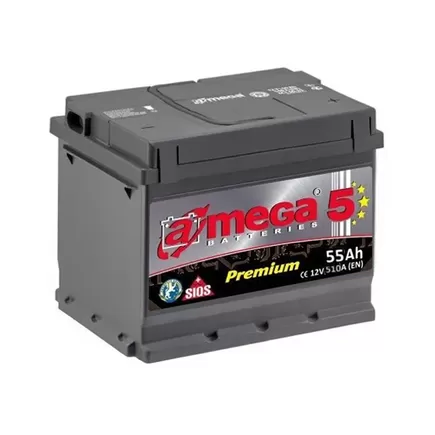 A-mega Premium 55 A/h 510 A L+ 242x174x190 мм