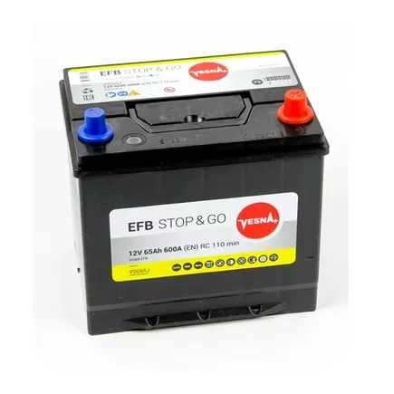 Vesna Stop&Go EFB VSG65J 65 A/h 600 A R+ 230x175x220 мм