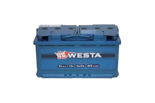 Westa Premium 92 R 92 A/h 820 A R+ 353x175x190 мм