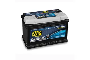 Zap Carbon EFB 75 A/h 720 A R+ (575 08) 278x175x175 мм (Низкий)