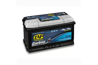 Zap Carbon EFB 80 A/h 750 A R+ (580 08) 315x175x175 мм (Низкий)