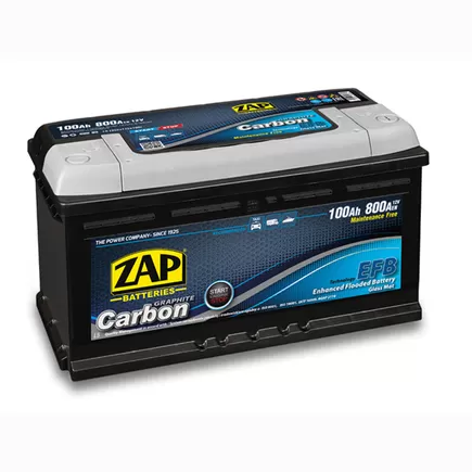 Zap Carbon EFB 100 A/h 800 A R+ (600 05) 353x175x190 мм