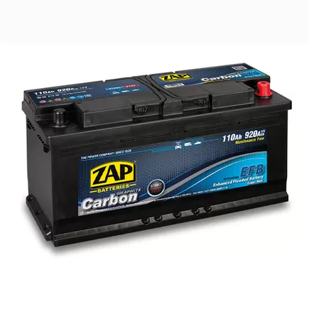 Zap Carbon EFB 110 A/h 920 A R+ (610 05) 353x175x190 мм