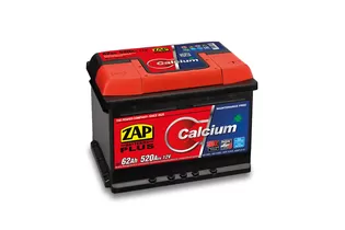 Zap Calcium Plus 62 A/h 520 A R+ (Низкий) 242х175х175 мм