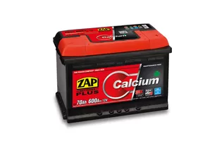 Zap Calcium Plus 70 A/h 600 A R+ 278х175х190 мм