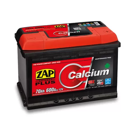 Zap Calcium Plus 70 A/h 600 A R+ 278х175х190 мм