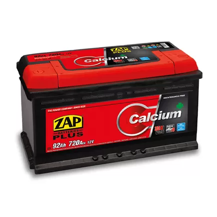 Zap Calcium Plus 92 A/h 720 A R+ 353х175х190 мм