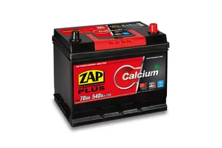 Zap Calcium Plus 70 A/h 540 A R+ 260x175x220 mm