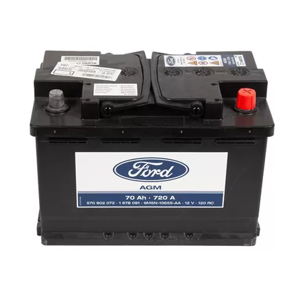 Ford AGM 1678091 70 A/h 720 A R+ 278x175x190 мм