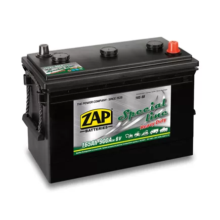 Zap Special 165 68 165 A/h 900 A 6V 326x165x223 мм