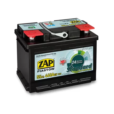 Zap Standard 555 60 55 A/h 460 A R+ 242х175х190 мм